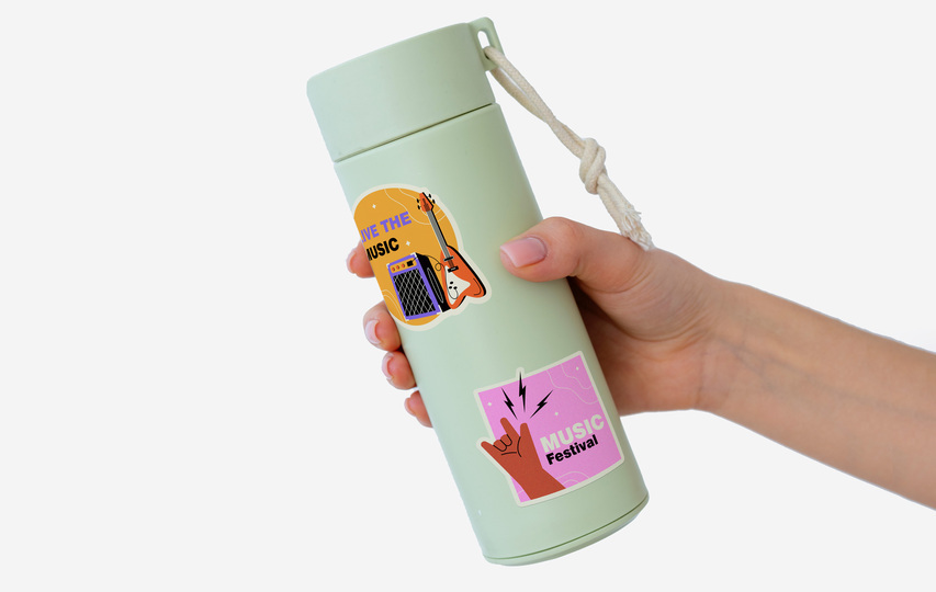 Kiss Cut Stickers Bottle Decorating (1)