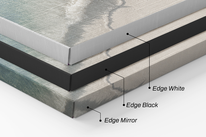 Layered Edge Wrapped Canvas Prints