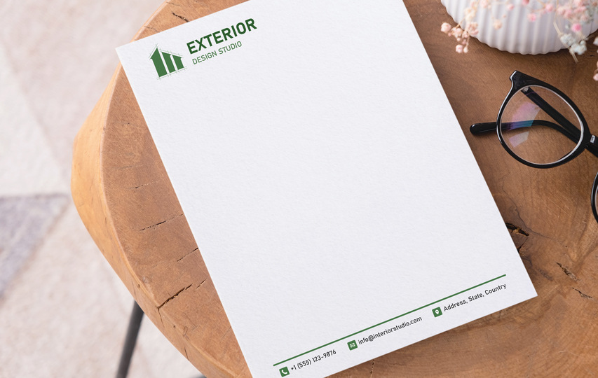 Letterhead Printing Exterior Design Group