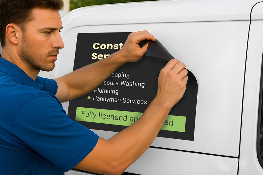 Magnetic Sign Attachment