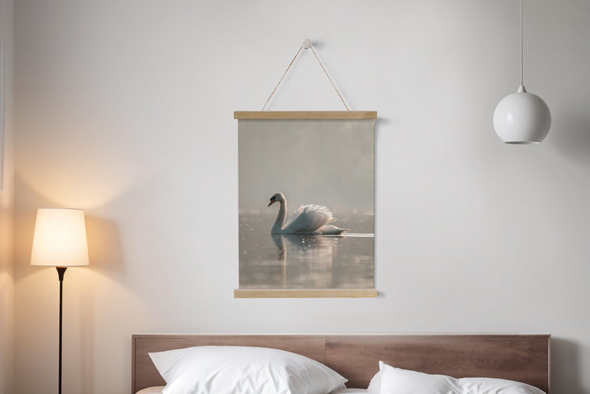 Magnetic Wood Frame Hanger Bedroom Wall Art