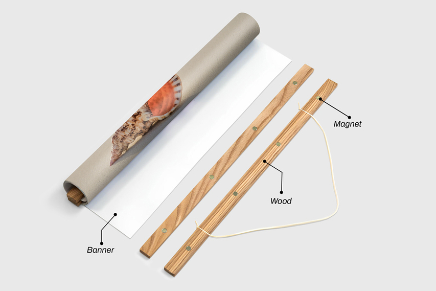 Magnetic Wood Frame Hanger Parts Diagram