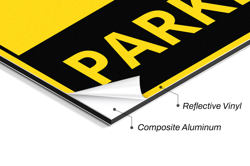 Material of Reflective Aluminum Signs