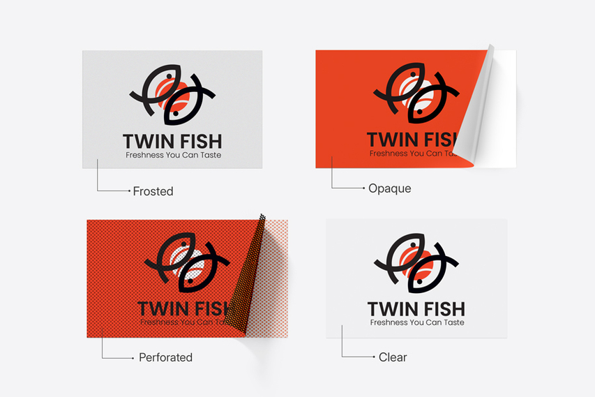 Material Types of Restaurant Window Decals