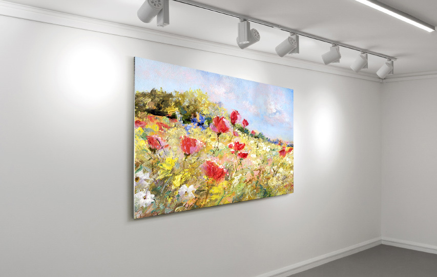 Metal Photo Print For Art Gallery
