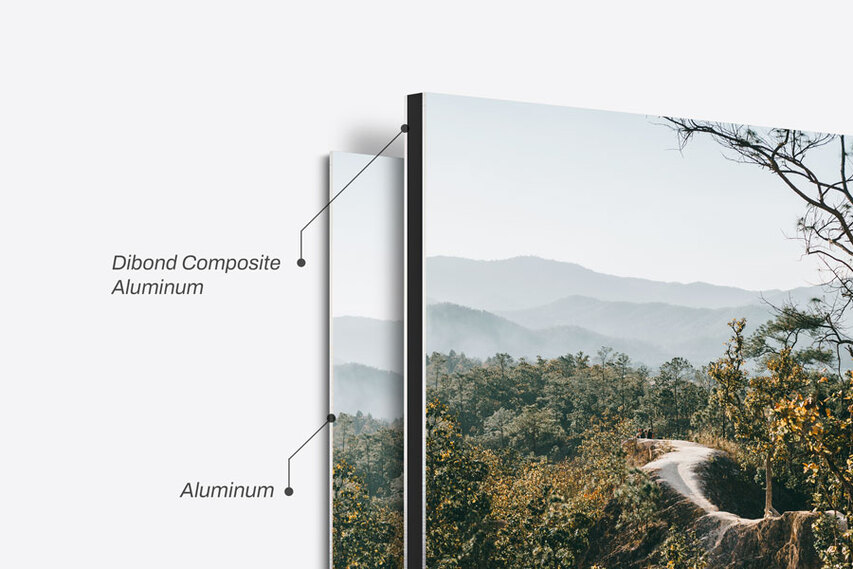 Metal Photo Prints Material