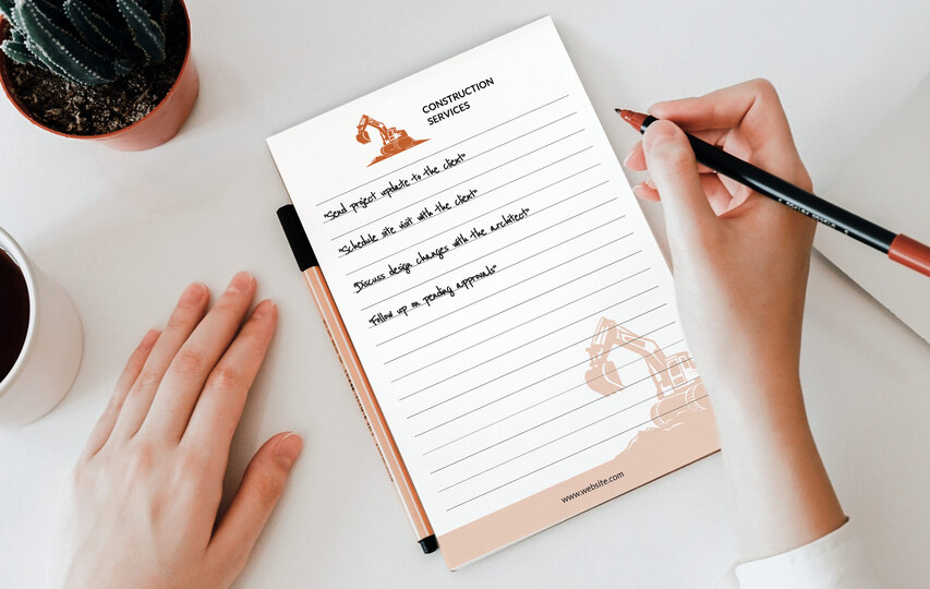 Notepad Printing Construction Services (1)