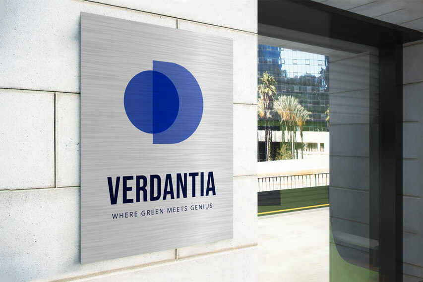 Outdoor Brushed Aluminum Sign