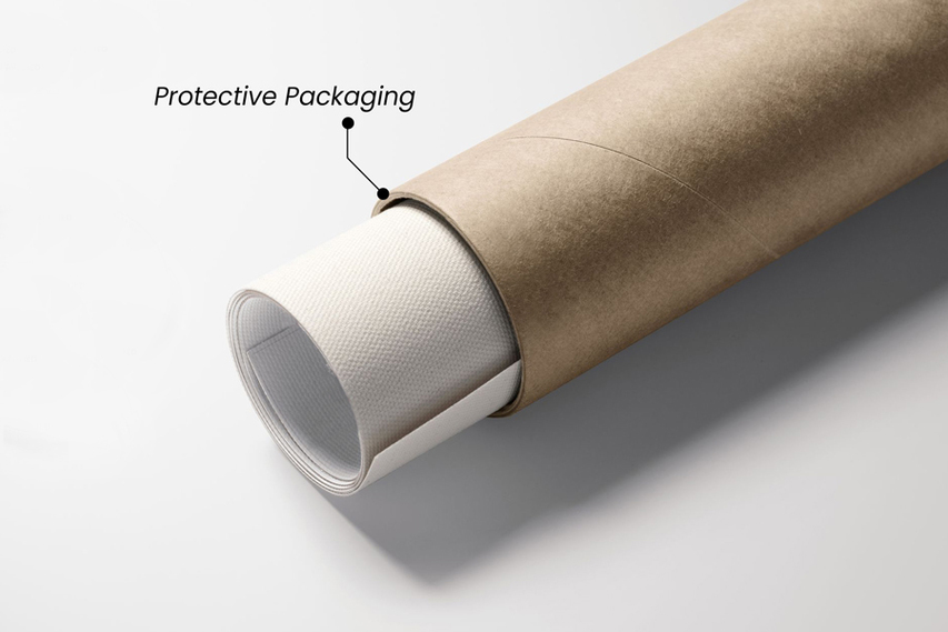 Packaging Of Rolled Canvas Prints