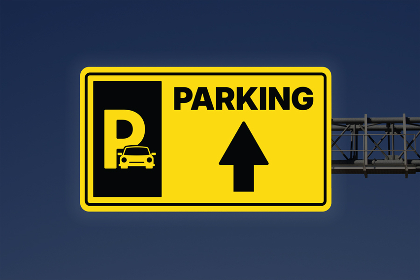 Parking Reflective Aluminum Sign