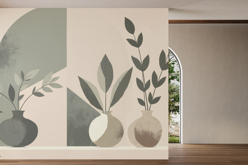 Potted Plants Wall Decals