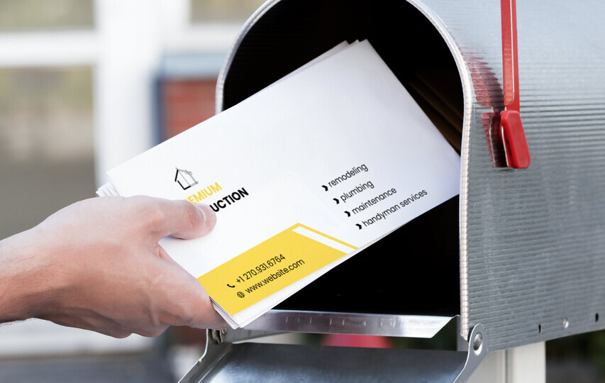 Premium Construction Services Printed Envelopes
