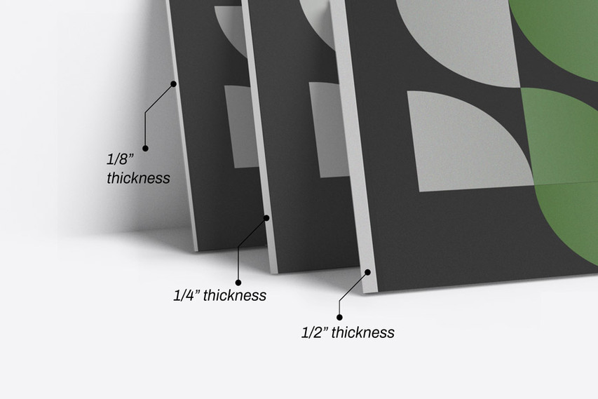PVC Material Thickness Options