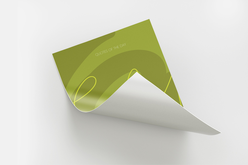 Quotes Of The Day Styrene Poster