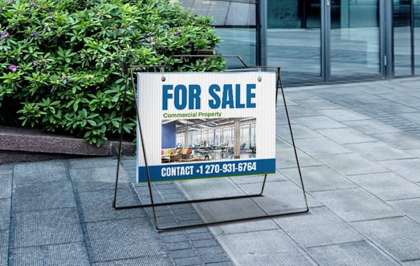 Real estate a frame signs slider 4