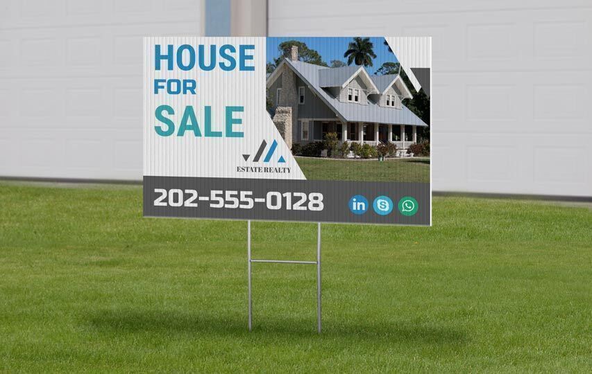 Real estate signs