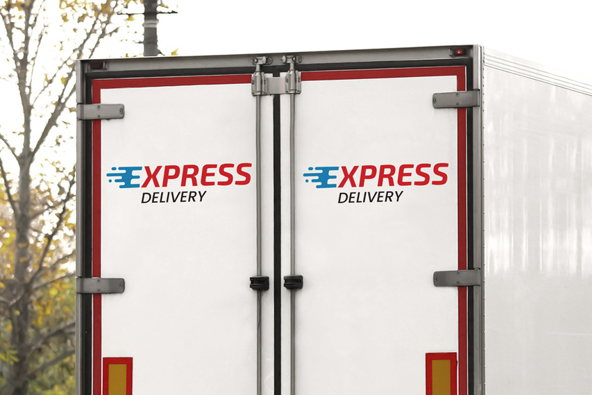 Rear Trailer Door Lettering