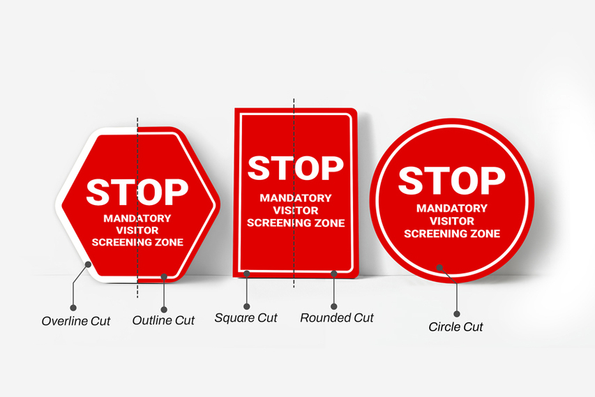 Reflective Aluminum Sign Shapes