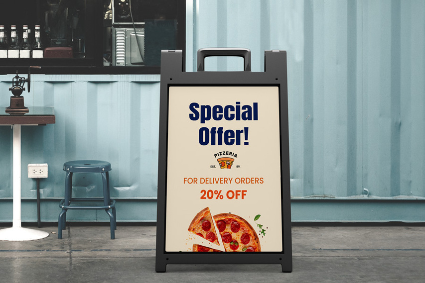Restaurant Special Deal Sandwich Board