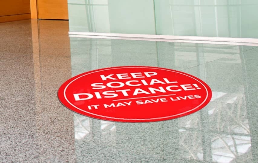 Carpet Floor Vinyl Decals  Removable Event Signage - Want Stickers