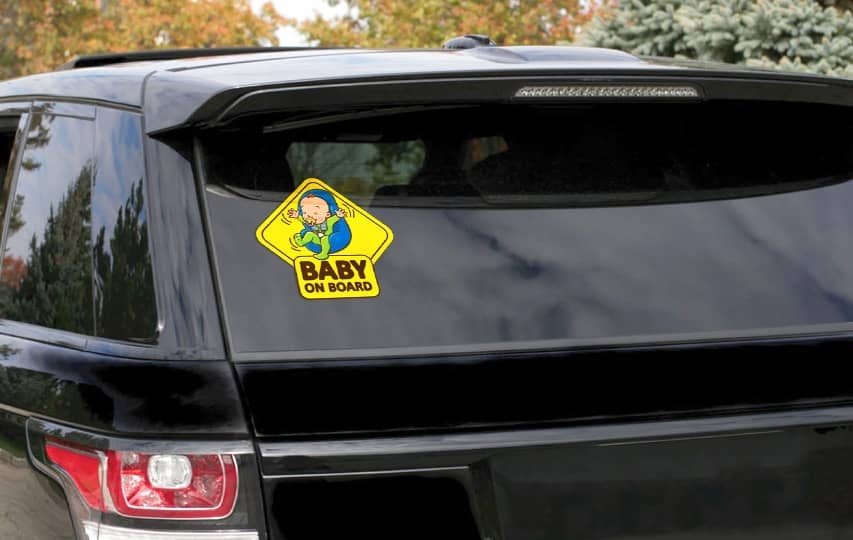 Safety opaque window decal