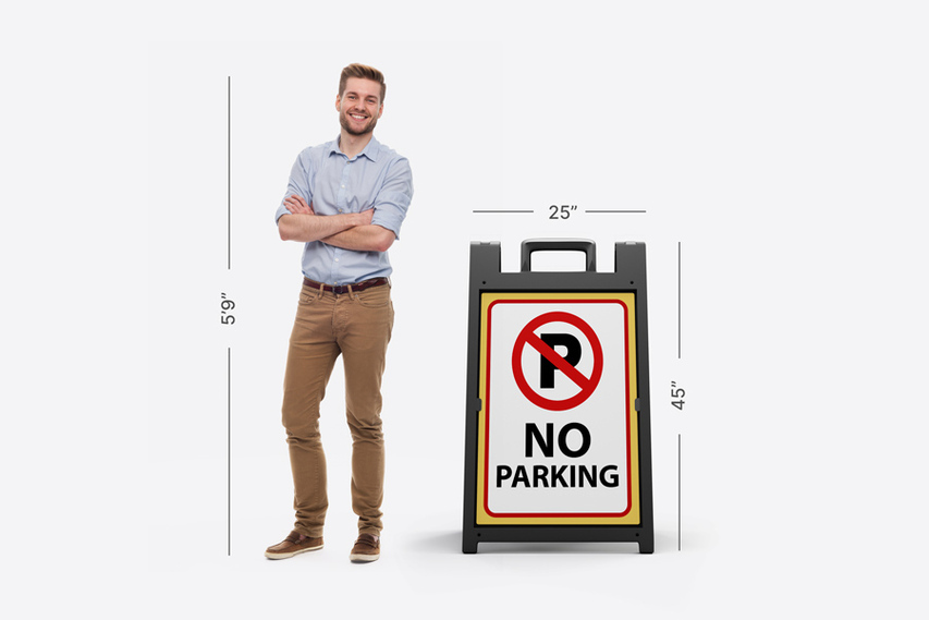 Sandwich Board Size Comparison
