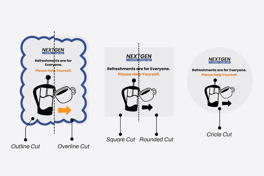 Shapes Of Clear Window Decal