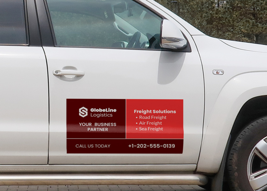 Shipping Company Truck Decal