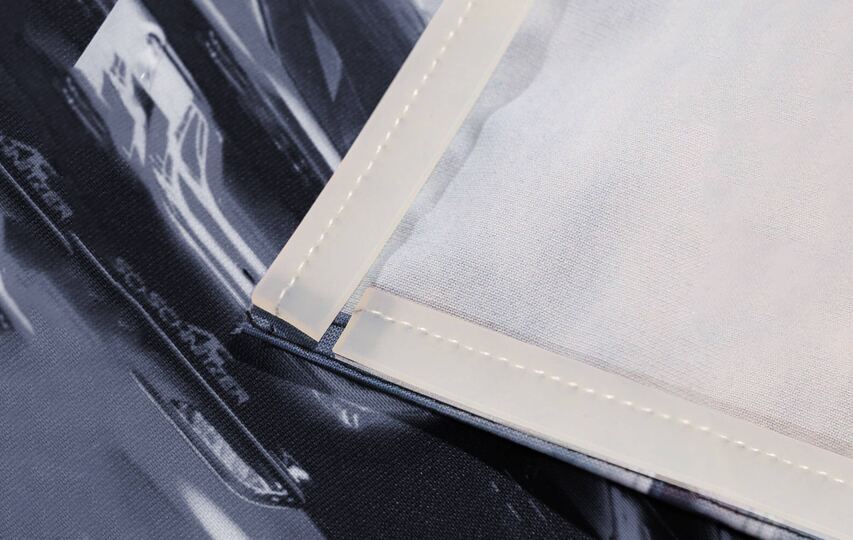 Silicone edges material SEG fabric