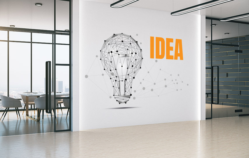 Smart Idea Office Wall Decal