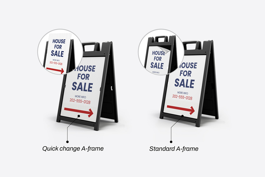 Standard and Quick Change Sandwich Boards 1