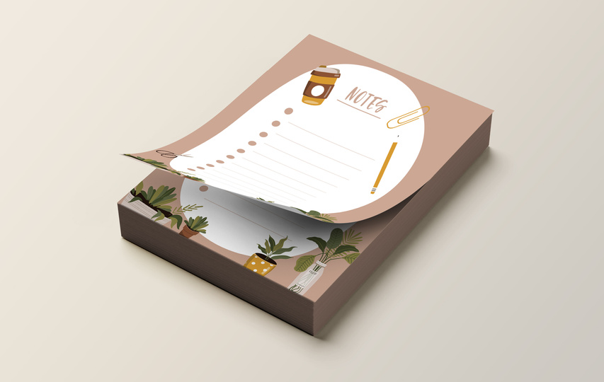 Stationary Plant Potted Post Its
