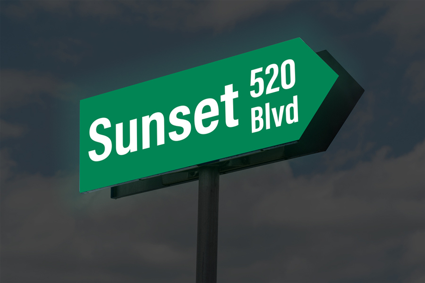 Street Address Reflective Aluminum Sign
