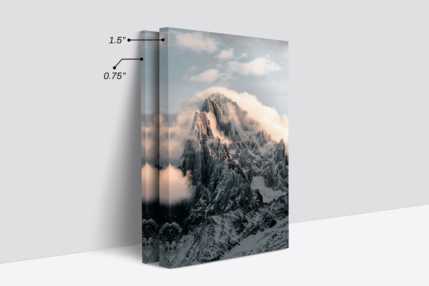 Thicknesses Of Split Canvas Prints