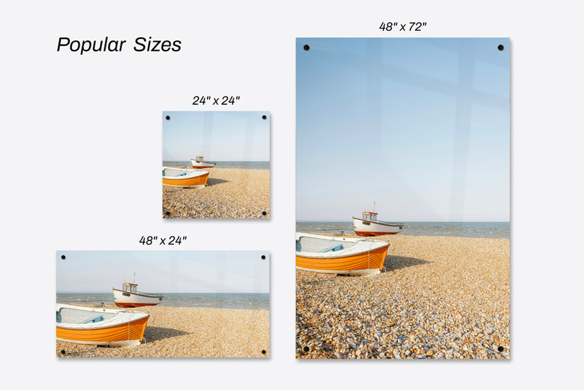 Three Sizes Of Acrylic Photo Print