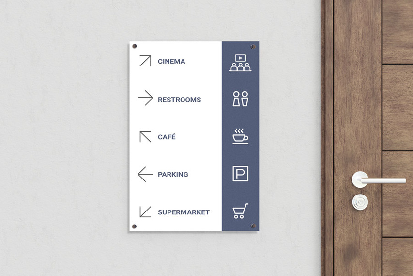 Wayfinding Gatorboard Print