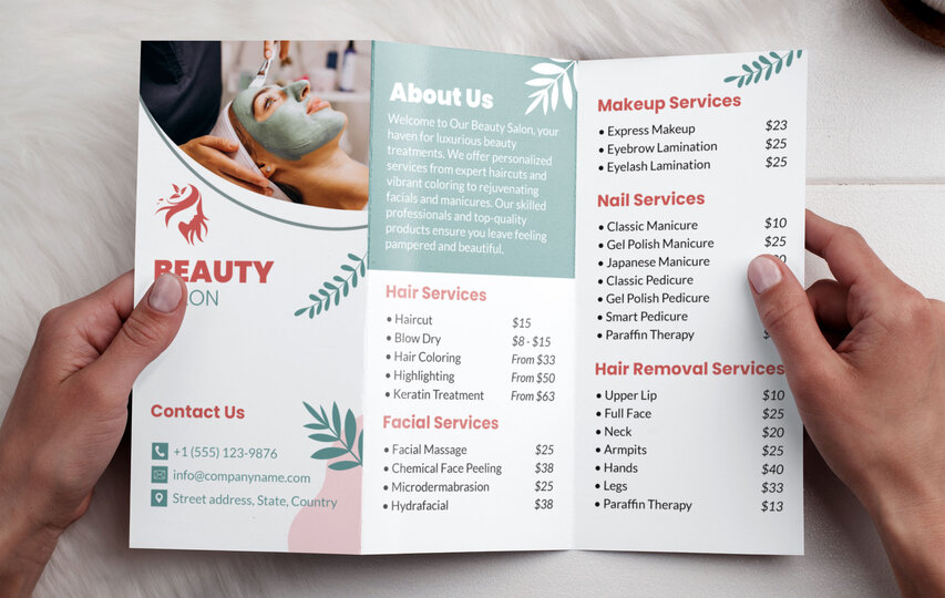 Z Fold Spa Sevices Brochure