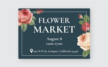 flowers-sign-templates