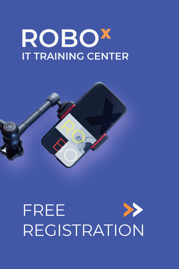 Vibrant Robo IT Training Center Sign Template | Square Signs