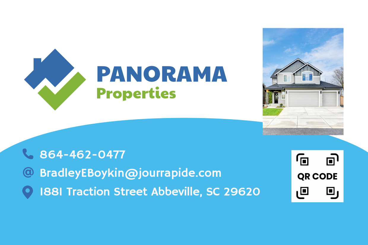 Blue and White Real Estate Promotion Sign Template | Square Signs