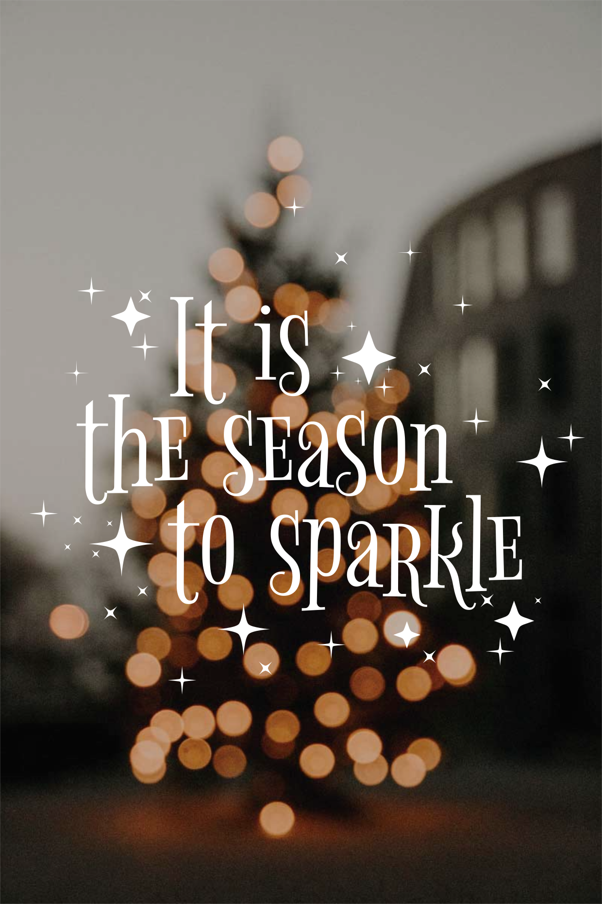 Season to Sparkle Decorative Christmas Sign Template | Square Signs