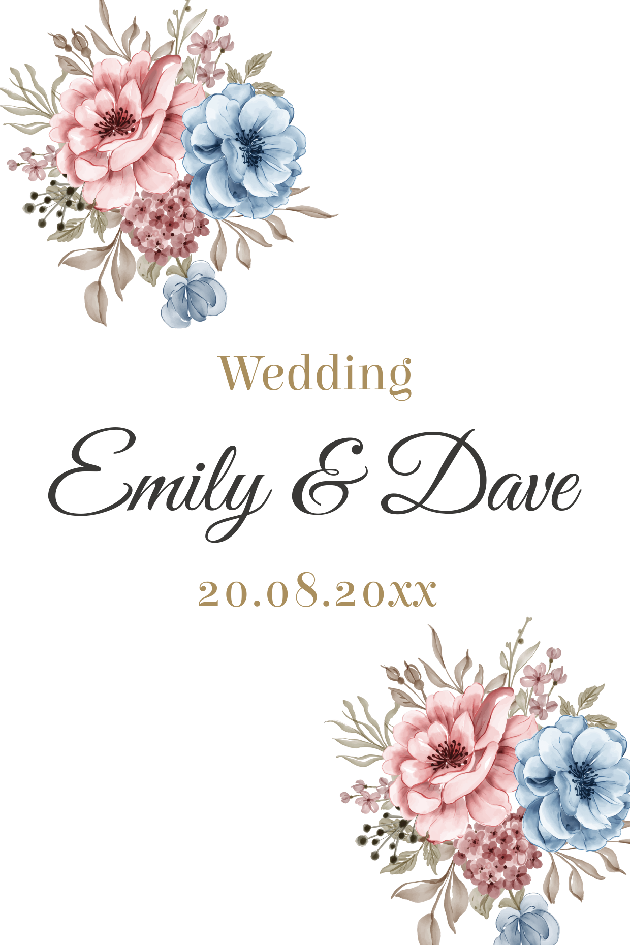 couple-names-wedding-date-with-floral-combo-sign-template-square-signs