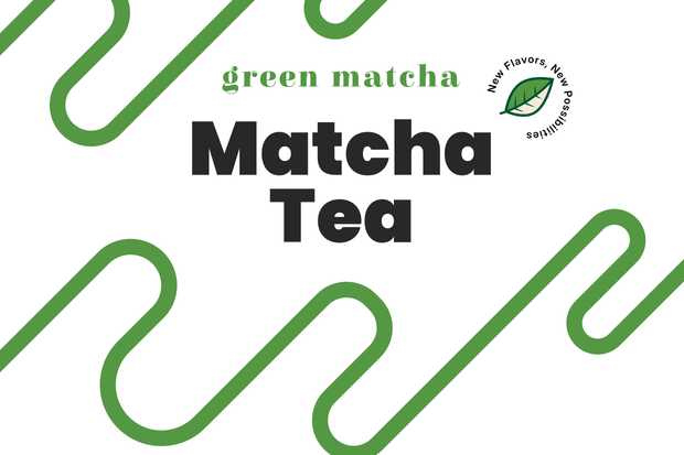 Green Matcha Tea Sign Template | Square Signs