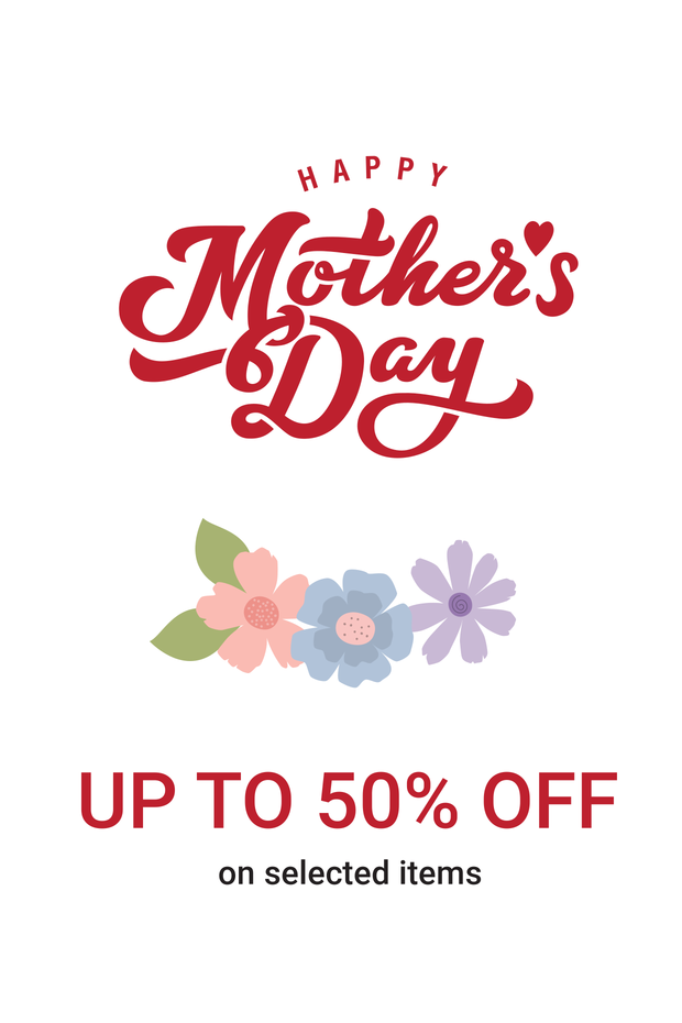 Floral Mother's Day Celebration Sign Template