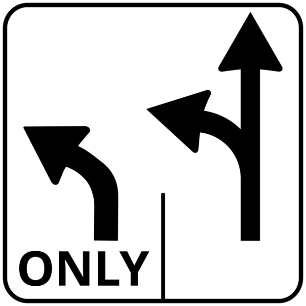 Advanced Intersection Control Regulatory Sign Template | Square Signs