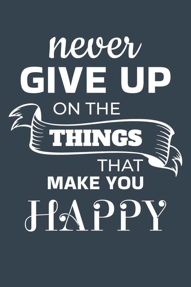 Never Give Up Charcoal Grey Motivational Sign Template | Square Signs