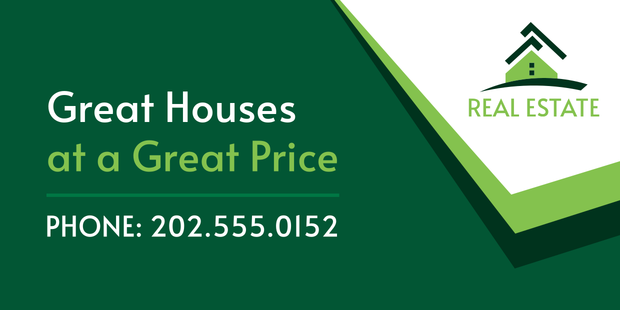 Promotional Real Estate Sign Template | Square Signs