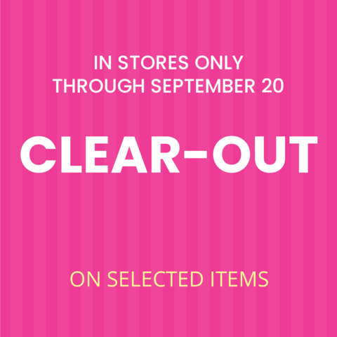 Clear-Out sale signage template