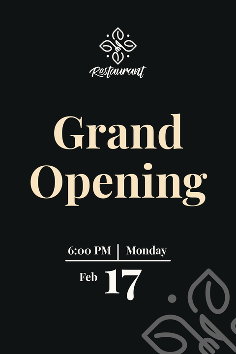 Modern Grand Opening Postcard Template