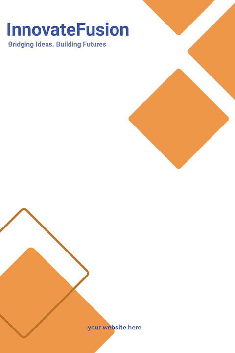 Innovate Fusion Orange and White Letterhead Template